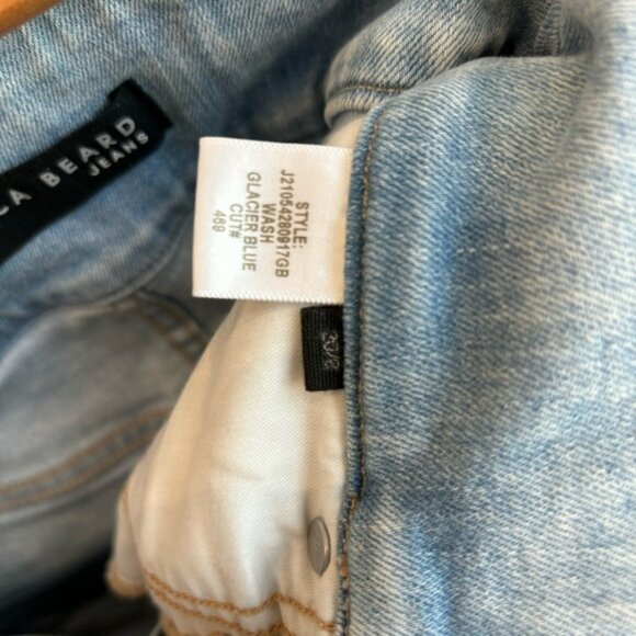 Veronica Beard Katherine Corset-Waist Extra High Rise Jeans, Size 26/ 2 - Picture 11 of 13